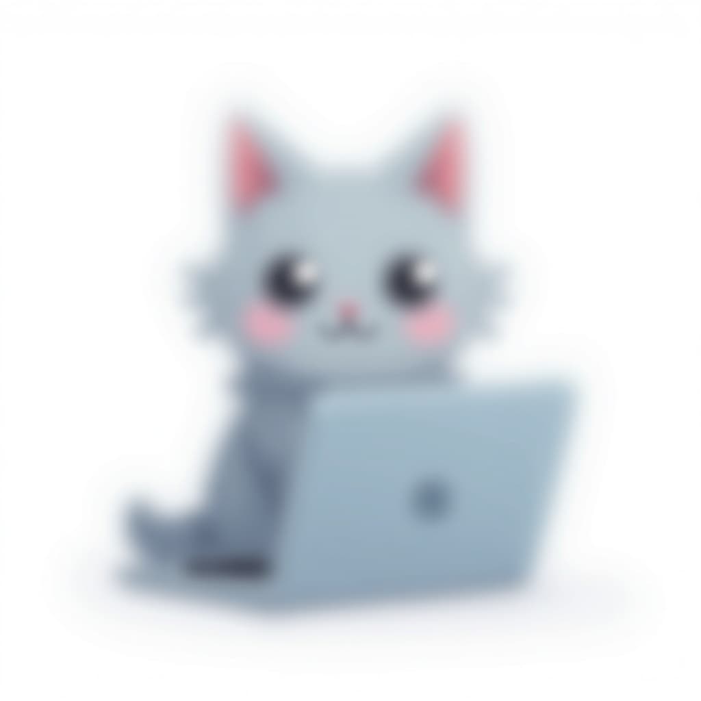 Meowdel on Keyboard